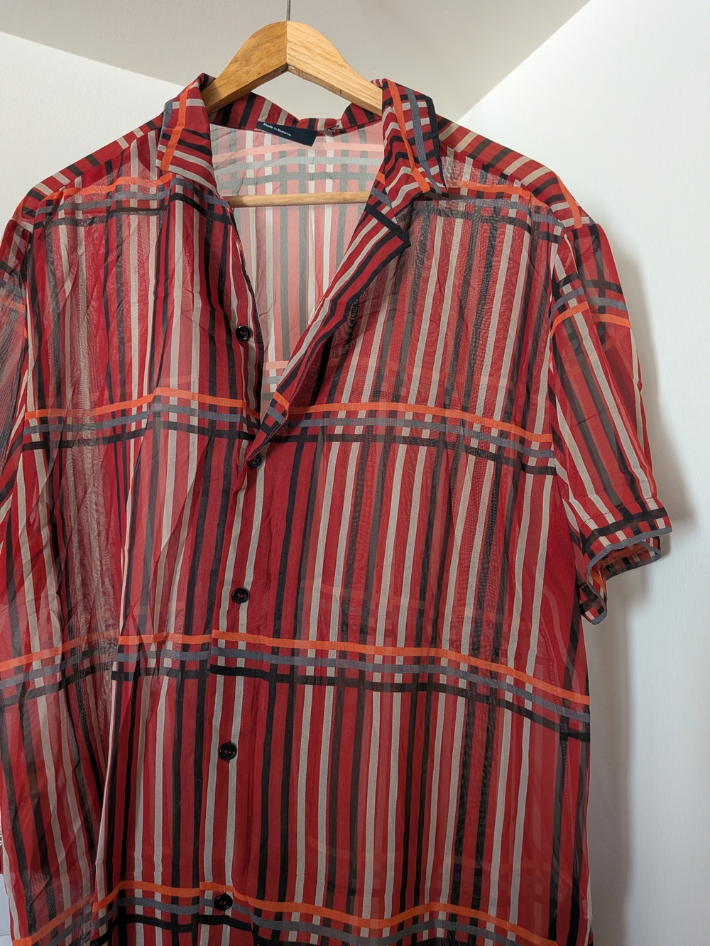 Four ASOS Brand Sheer Button Up Shirt Bundle - Picture 8 of 13